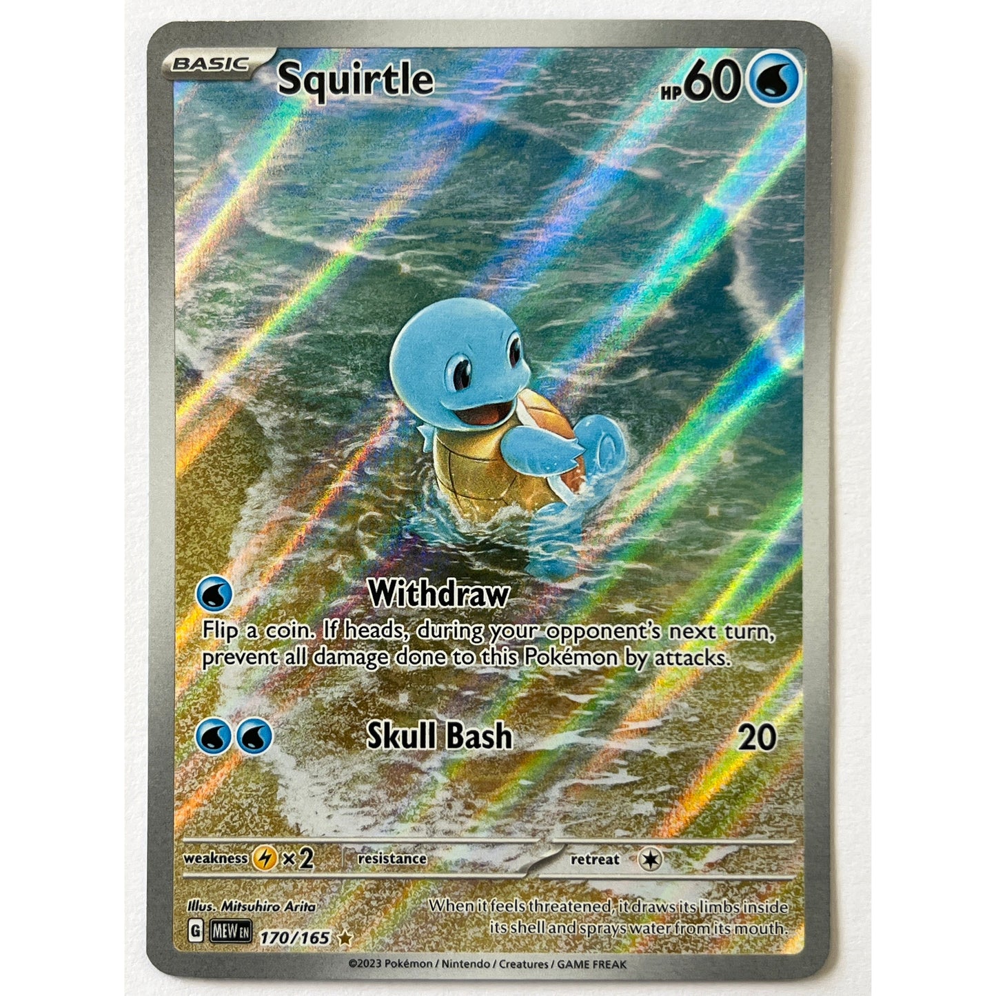 Squirtle Illustration Rare 170/165