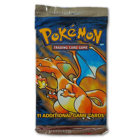 Pokémon 1999 WOTC Base Set Unlimited Edition Charizard Booster Pack