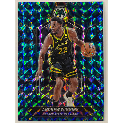 2023-24 Mosaic Andrew Wiggins Peacock Prizm SSP