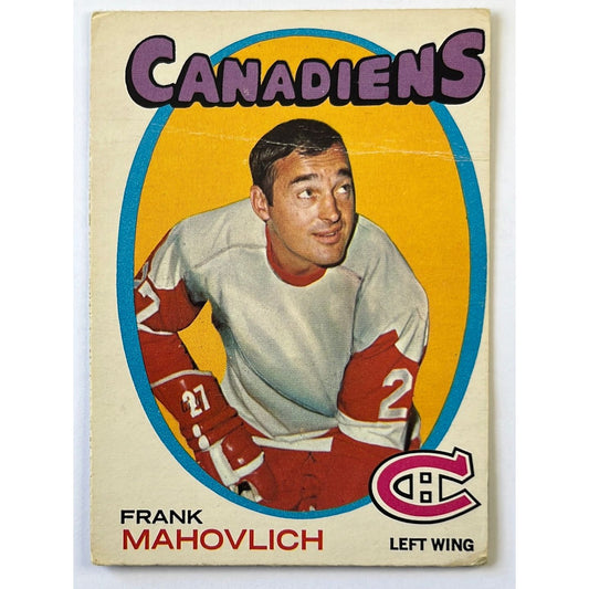 1971-72 O-Pee-Chee Frank Mahovlich #105