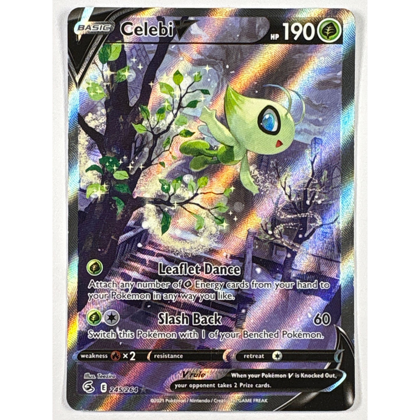 Celebi V Holo Alt Art Rare 245/264