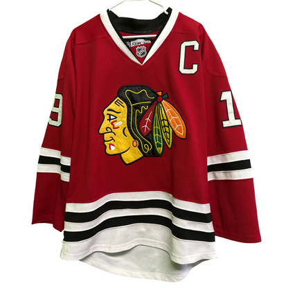 Reebok NHL Johnathan Toews Chicago Blackhawks Home Jersey MD 50