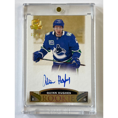 2019-20 The Cup Quinn Hughes Rookie Auto 01/24