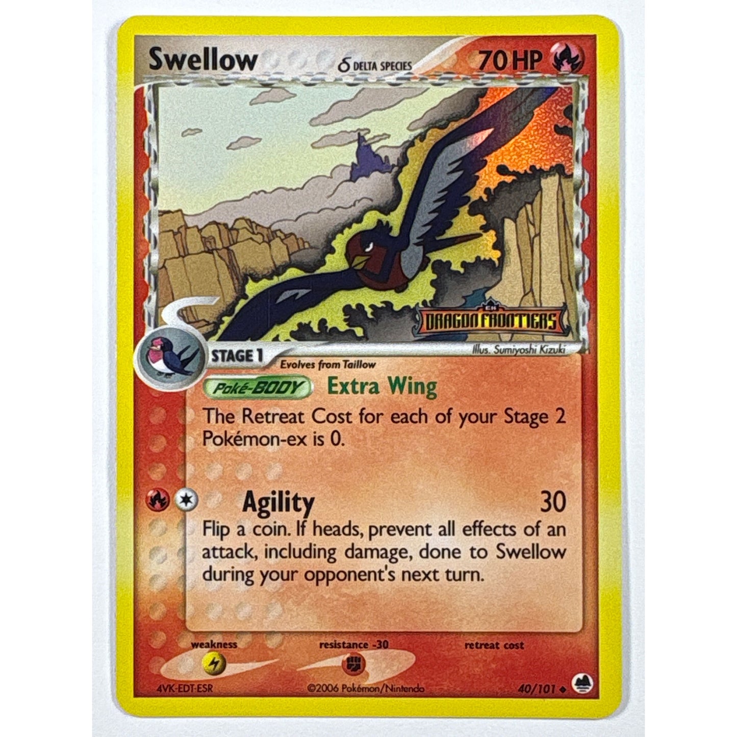 *Stamped Swellow Reverse Holo Uncommon 40/101 | Local Legends Cards & Collectibles