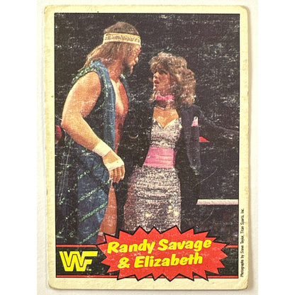 1985 Titan Sports Randy “Macho Man” Savage & “Miss” Elizabeth Dual RC | Local Legends Cards & Collectibles