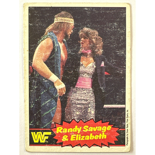 1985 Titan Sports Randy “Macho Man” Savage & “Miss” Elizabeth Dual RC | Local Legends Cards & Collectibles