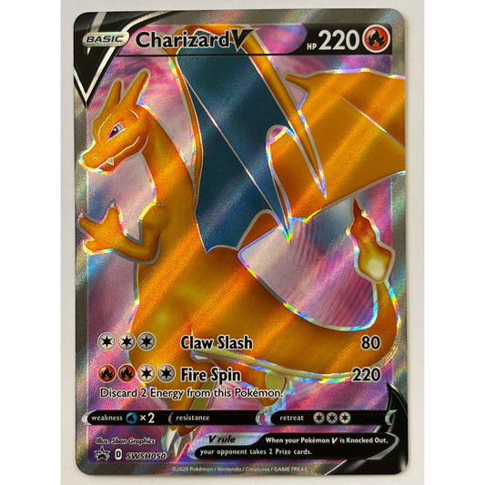 Charizard V Holo Black Star Promo SWSH050