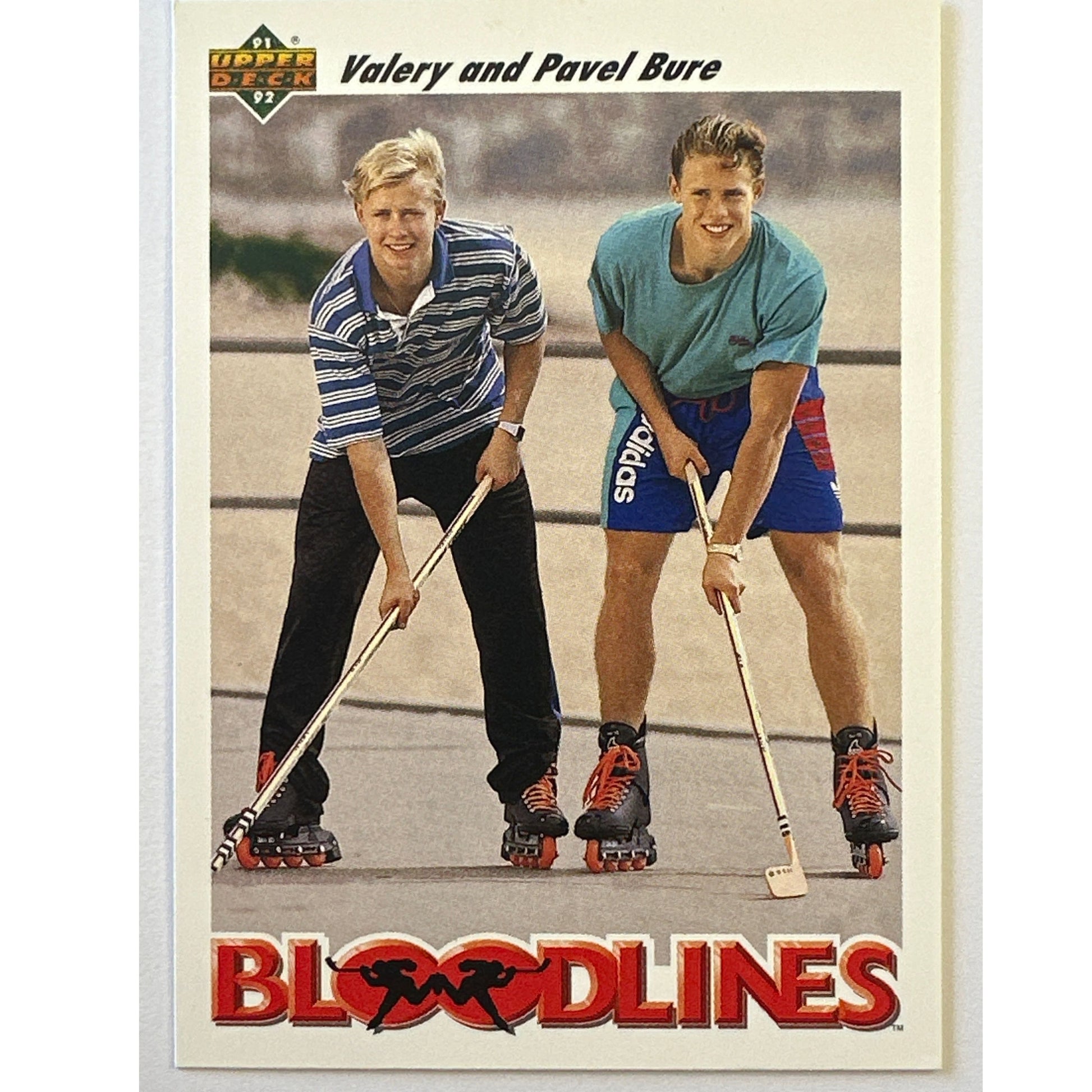 1992-93 Upper Deck Valery and Pavel Bure Bloodlines | Local Legends Cards & Collectibles