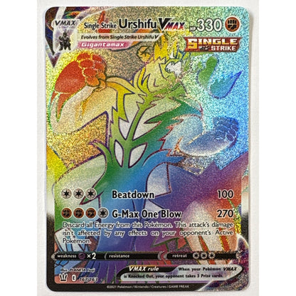 Single Strike Urshifu VMAX Holo Rainbow Rare 167/163 | Local Legends Cards & Collectibles