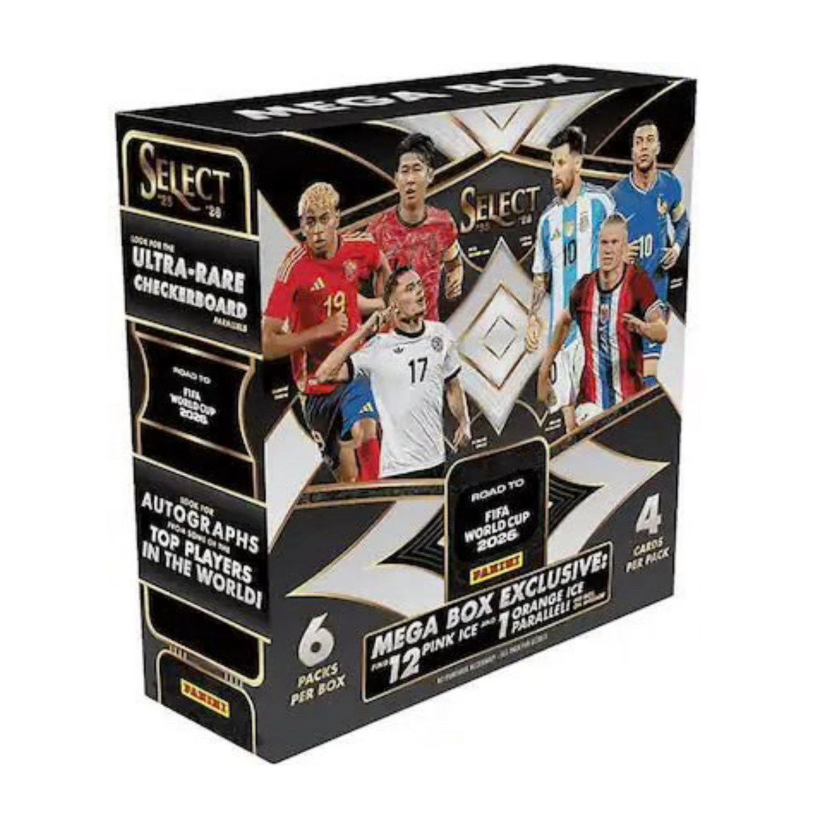 2025-26 Panini Select FIFA World Cup Soccer Mega Box
