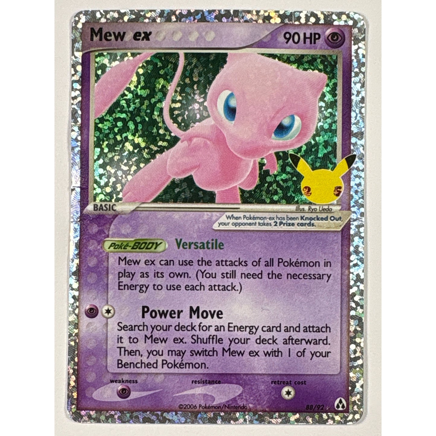 Mew ex Celebrations Holo Rare 88/92