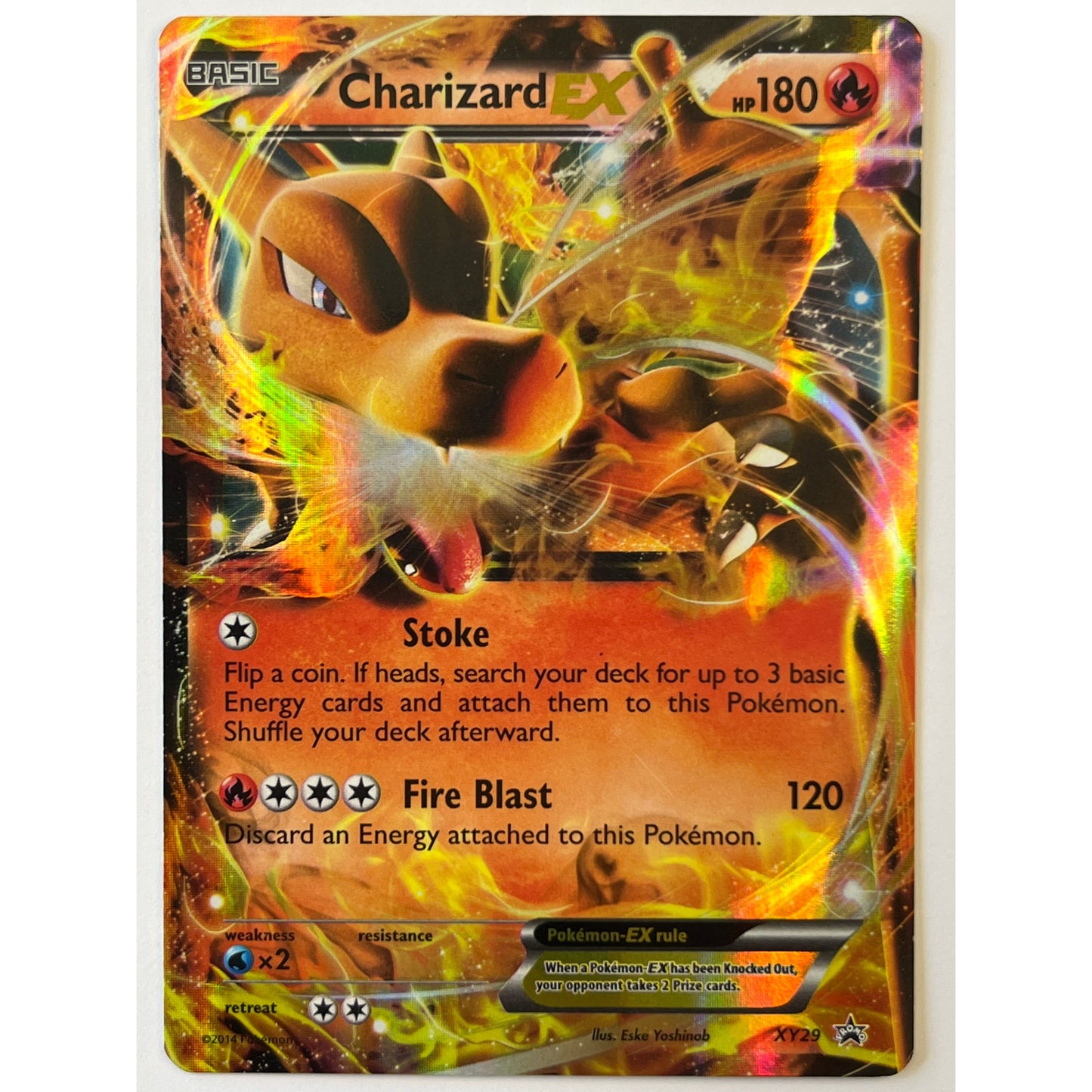 Charizard EX Holo Black Star Promo XY29