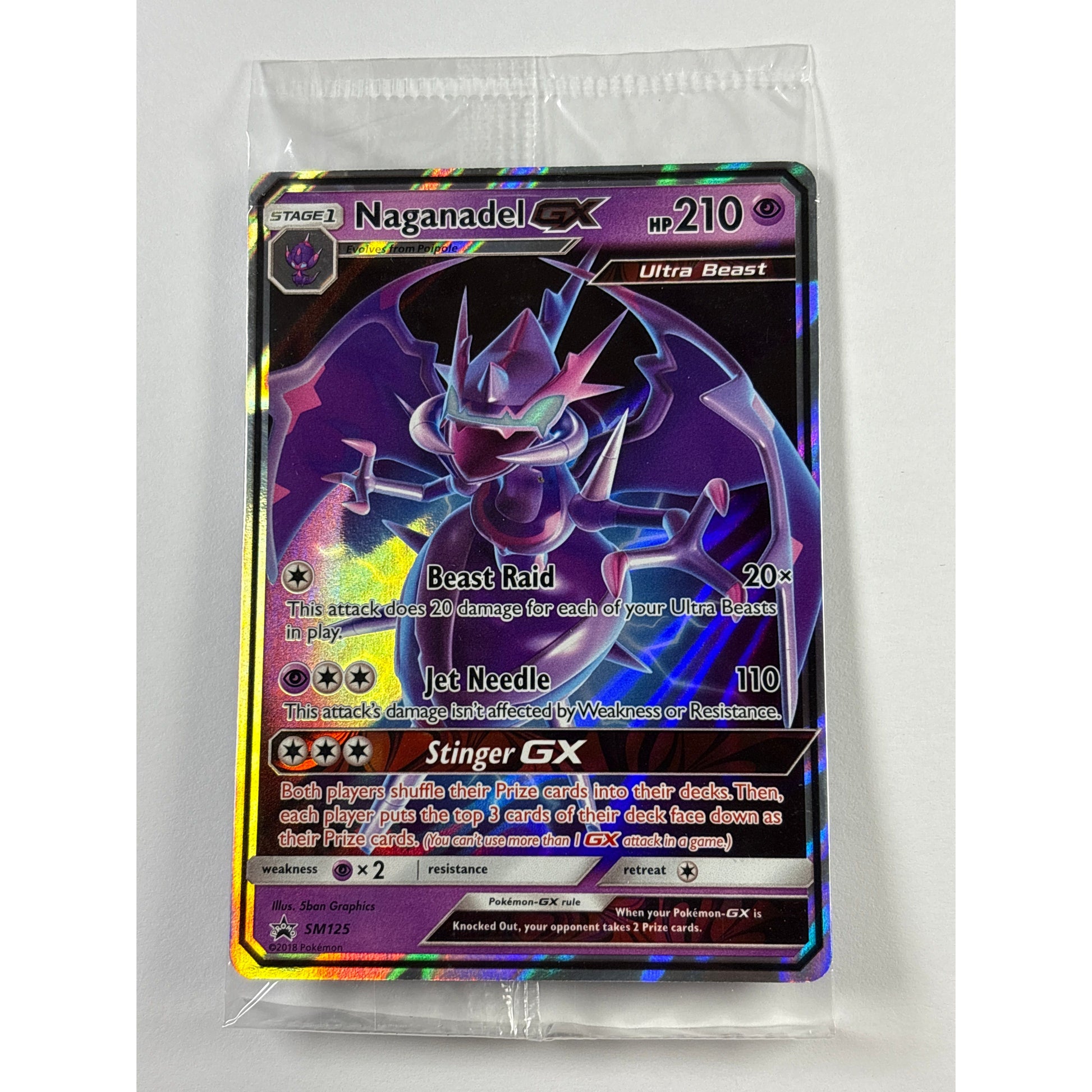 *Sealed Naganadel GX Holo Black Star Promo SM125 | Local Legends Cards & Collectibles