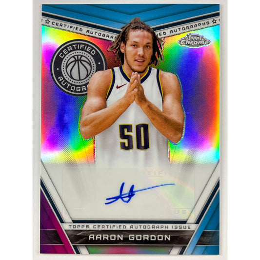 2024 Topps Chrome Aaron Gordon Certified Autographs