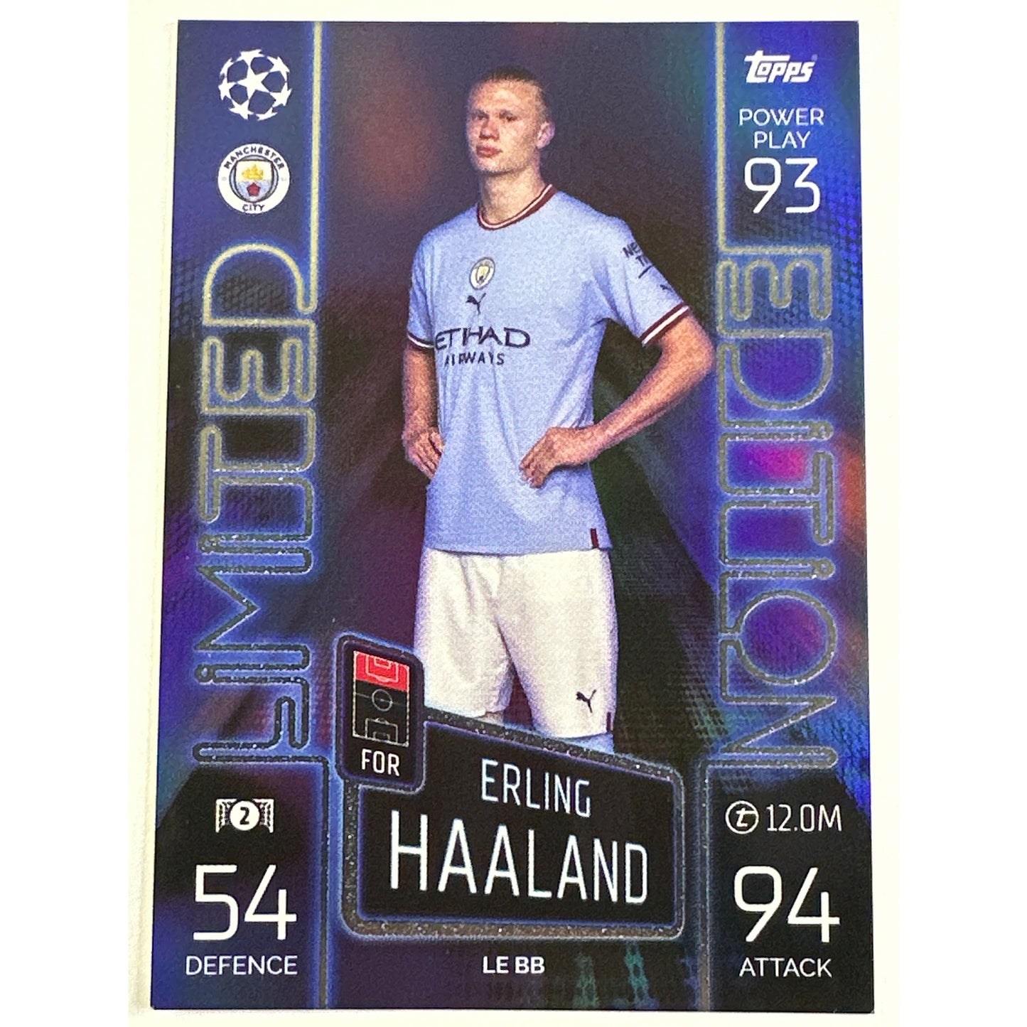 2022-23 Topps Match Attax Erling Haaland Limited Edition Neon Holo | Local Legends Cards & Collectibles