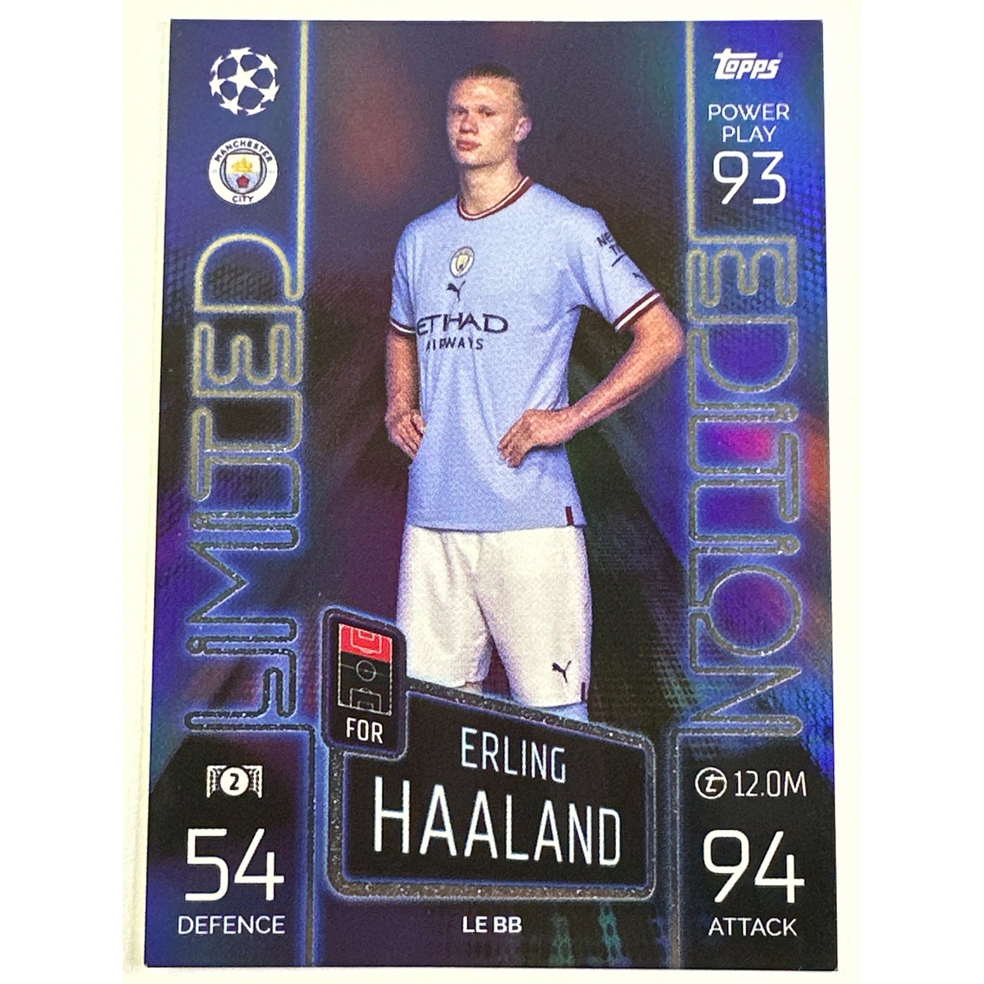 2022-23 Topps Match Attax Erling Haaland Limited Edition Neon Holo | Local Legends Cards & Collectibles
