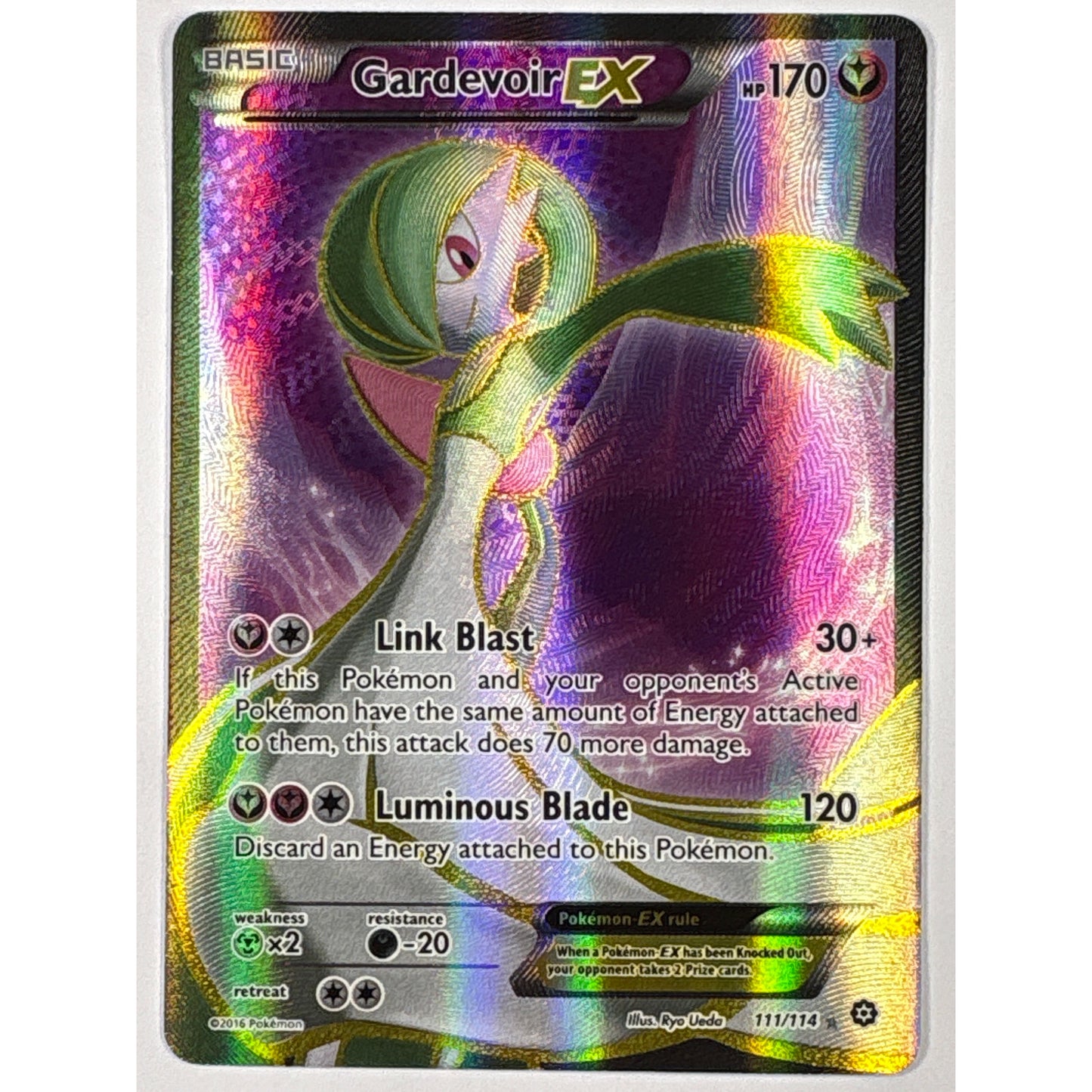 Gardevoir EX Holo Ultra Rare 111/114