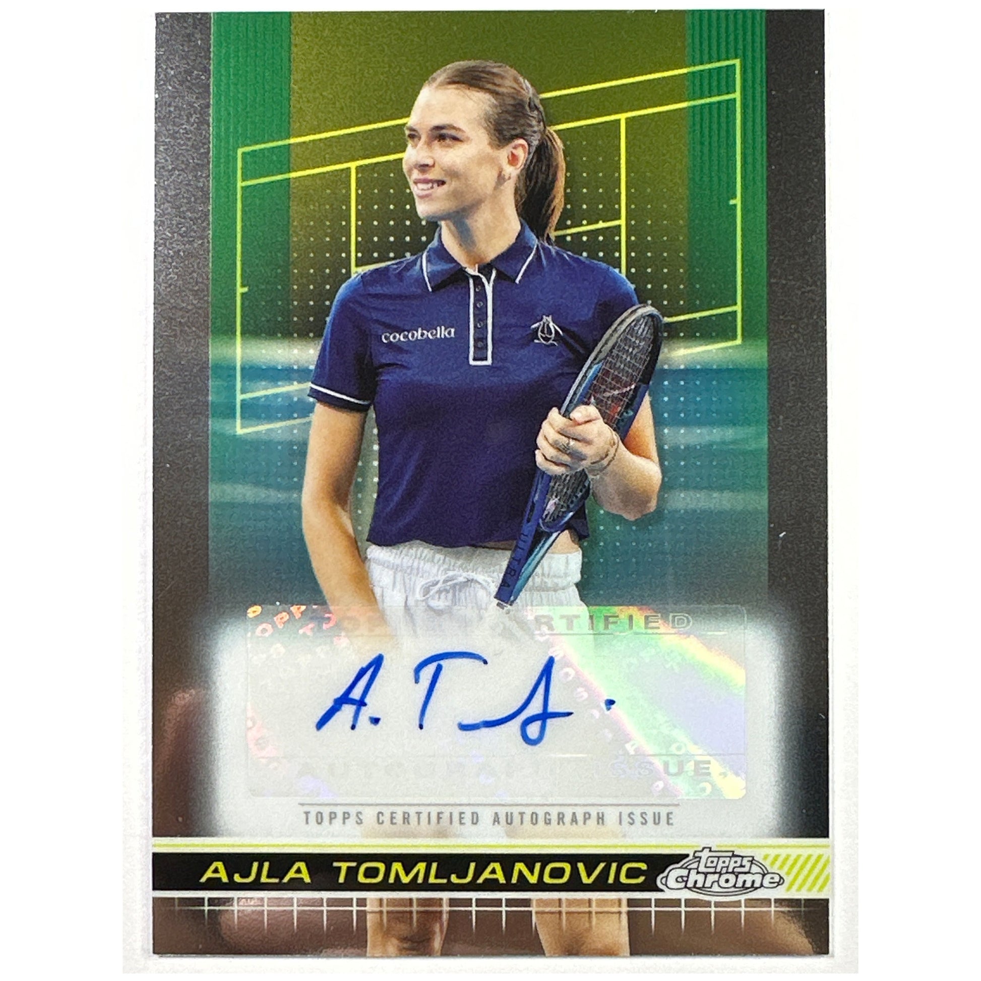 2024 Topps Chrome Ajla Tomljanovic Autograph | Local Legends Cards & Collectibles