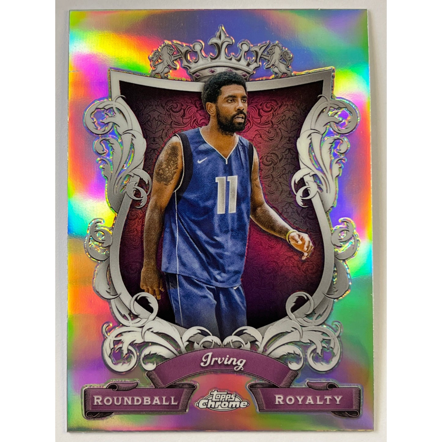 2024 Topps Chrome Kyrie Irving Roundball Royalty Refractor