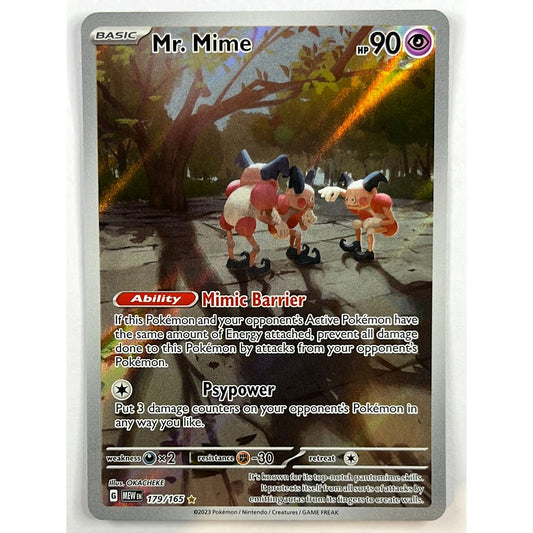 Mr Mime Illustration Rare 179/165