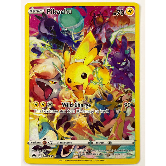 Pikachu Holo Secret Rare 160/159