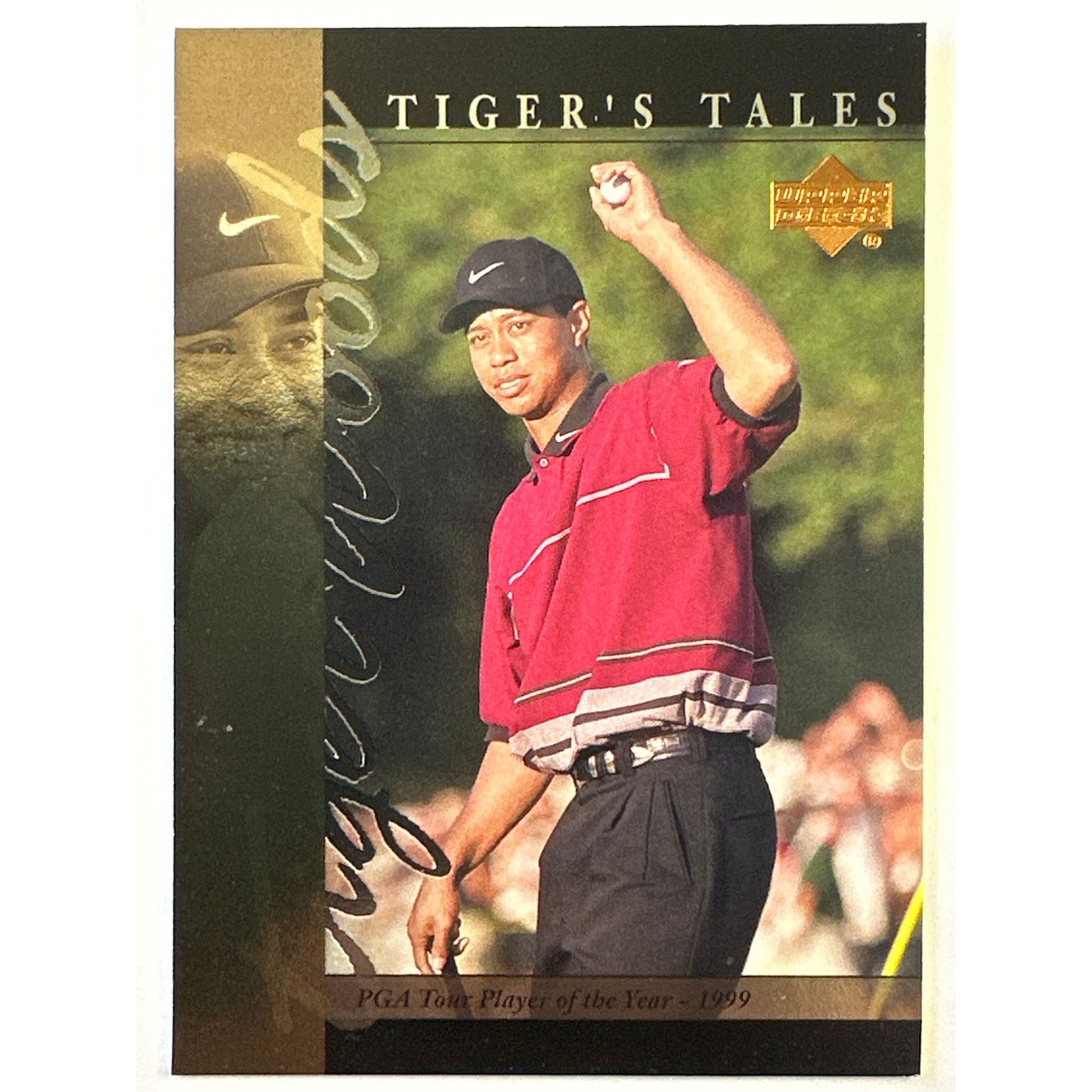 2001 Upper Deck Tiger Woods Tiger’s Tales PGA Player of the Year - 1999 RC | Local Legends Cards & Collectibles