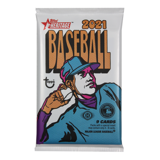 2021 Topps Heritage MLB Baseball Hobby Pack