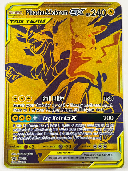 Pikachu & Zekrom Holo Black Star Promo SM248