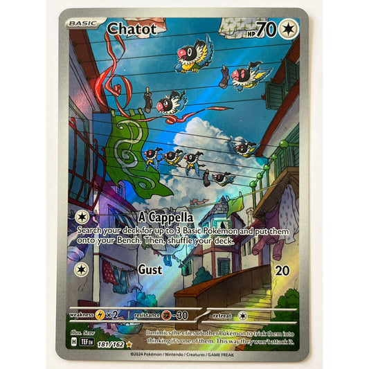 Chatot Holo Illustration Rare 181/162