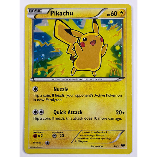 Pikachu Holo McDonald’s Promo 5/12