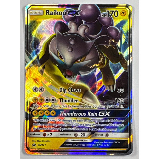 Raikou GX Holo Black Star Promo SM121 | Local Legends Cards & Collectibles