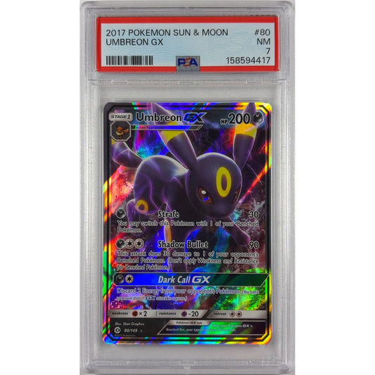 Umbreon Holo Ultra Rare 80/149 PSA 7 NEAR MINT