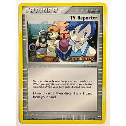 *Stamped TV Reporter Reverse Holo Uncommon 82/101 | Local Legends Cards & Collectibles