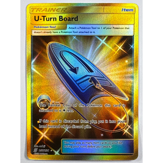 U-Turn Board Holo Gold Secret Rare 255/236 | Local Legends Cards & Collectibles