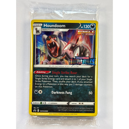 *Stamped Battle Styles Houndoom Holo Black Star Promo SWSH090 Sealed Deck | Local Legends Cards & Collectibles