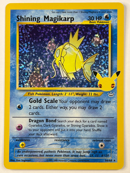 Celebrations Shining Magikarp Holo Secret Rare 66/64