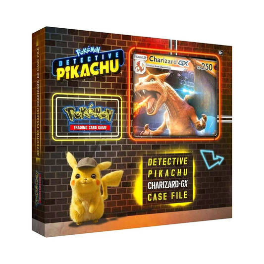 ❗️Damaged❗️Pokémon Detective Pikachu Charizard-GX Case File Promo Box