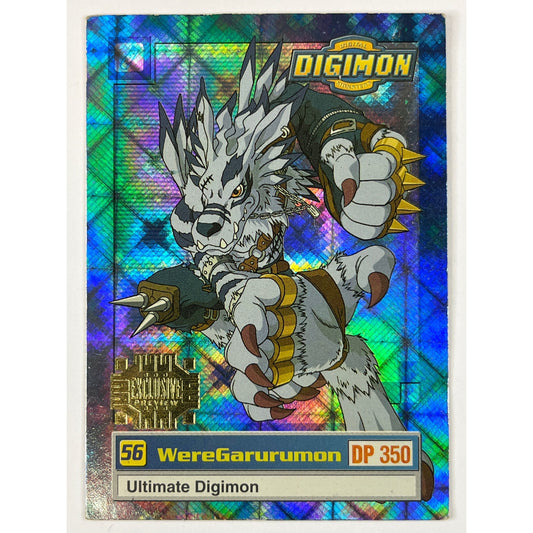 *STAMPED Exclusive Preview 56 weregarurumon Holo U7 of 8 | Local Legends Cards & Collectibles