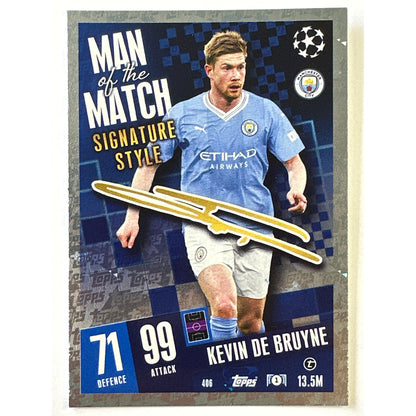 2022-23 Topps Match Attax Kevin De Bruyne Signature Style | Local Legends Cards & Collectibles