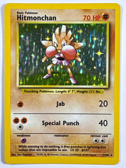 Hitmonchan Holo Rare 7/102