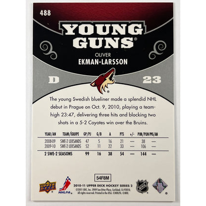 2010-11 Series 2 Oliver Ekman-Larsson Young Guns