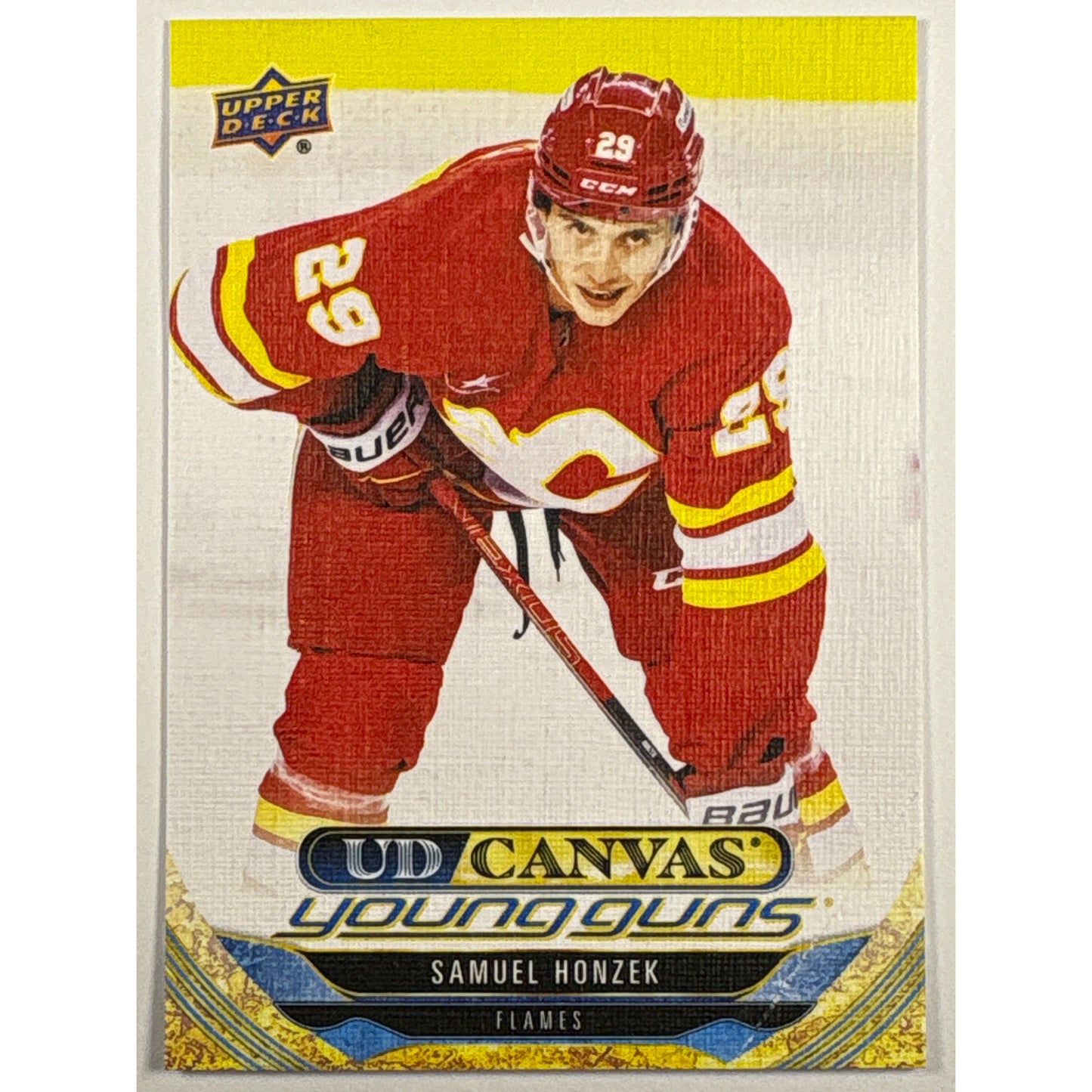 2024-25 Series 2 Samuel Honzek UD Canvas Young Guns | Local Legends Cards & Collectibles