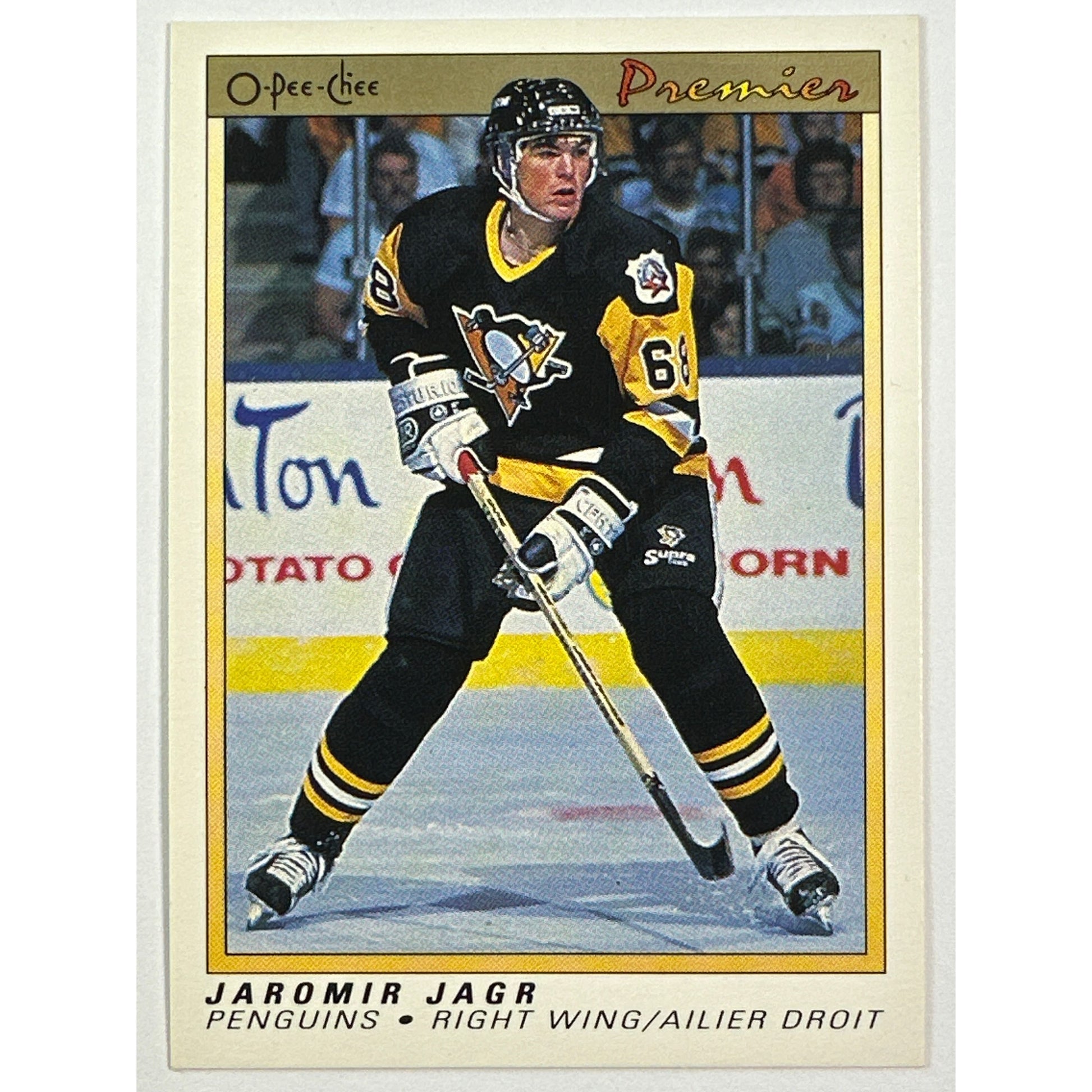 1990-91 O-Pee-Chee Premier Jaromir Jagr RC | Local Legends Cards & Collectibles