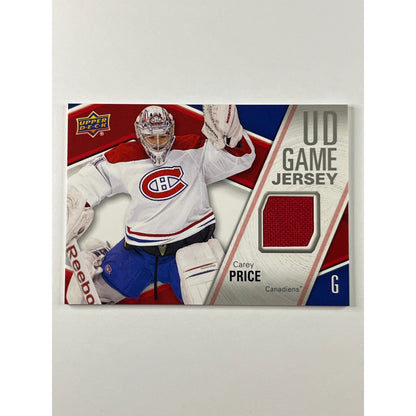 2011-13 Series 1 Carey Price UD Game Jersey