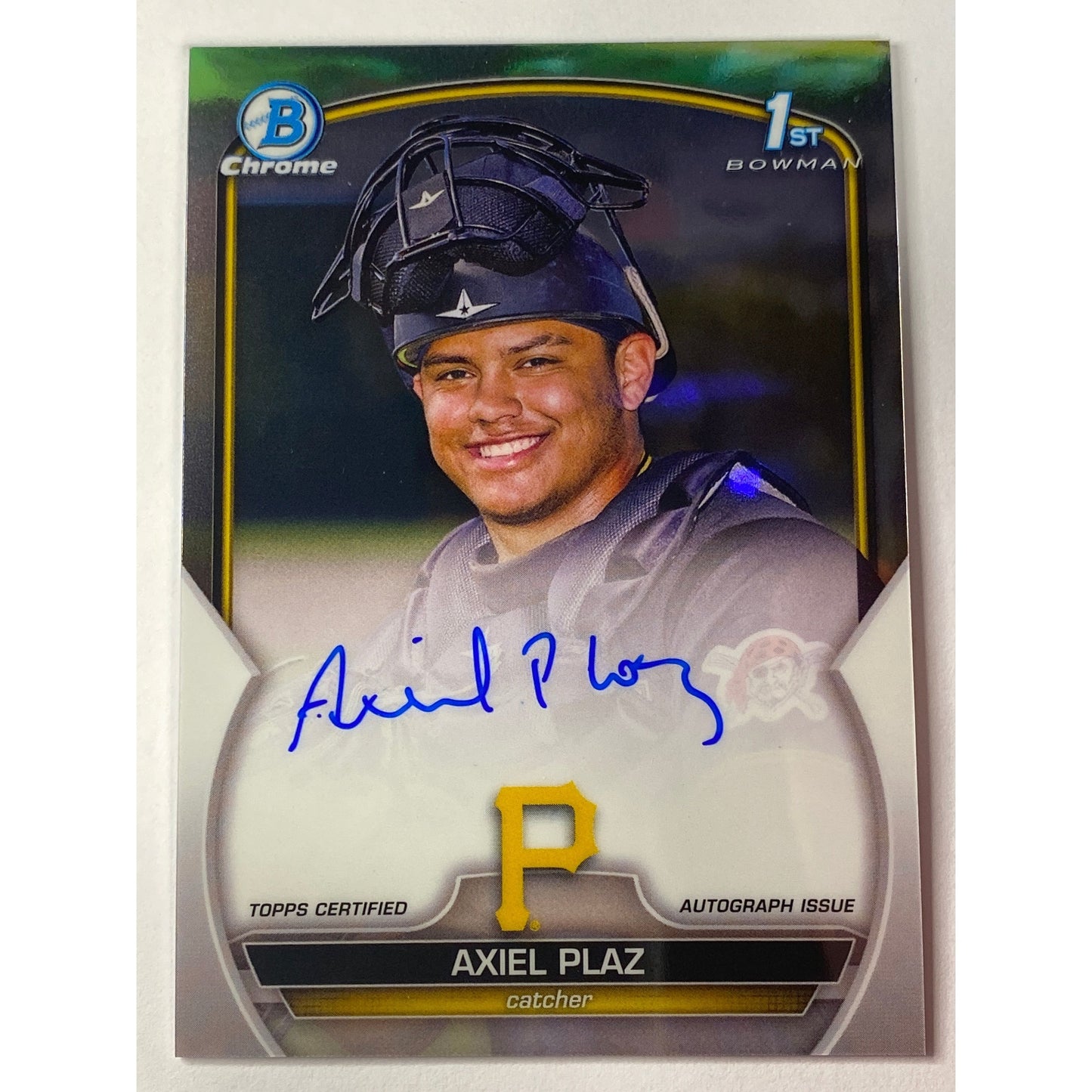 2023-24 Topps Bowman 1st Chrome Axiel Plaz Auto | Local Legends Cards & Collectibles