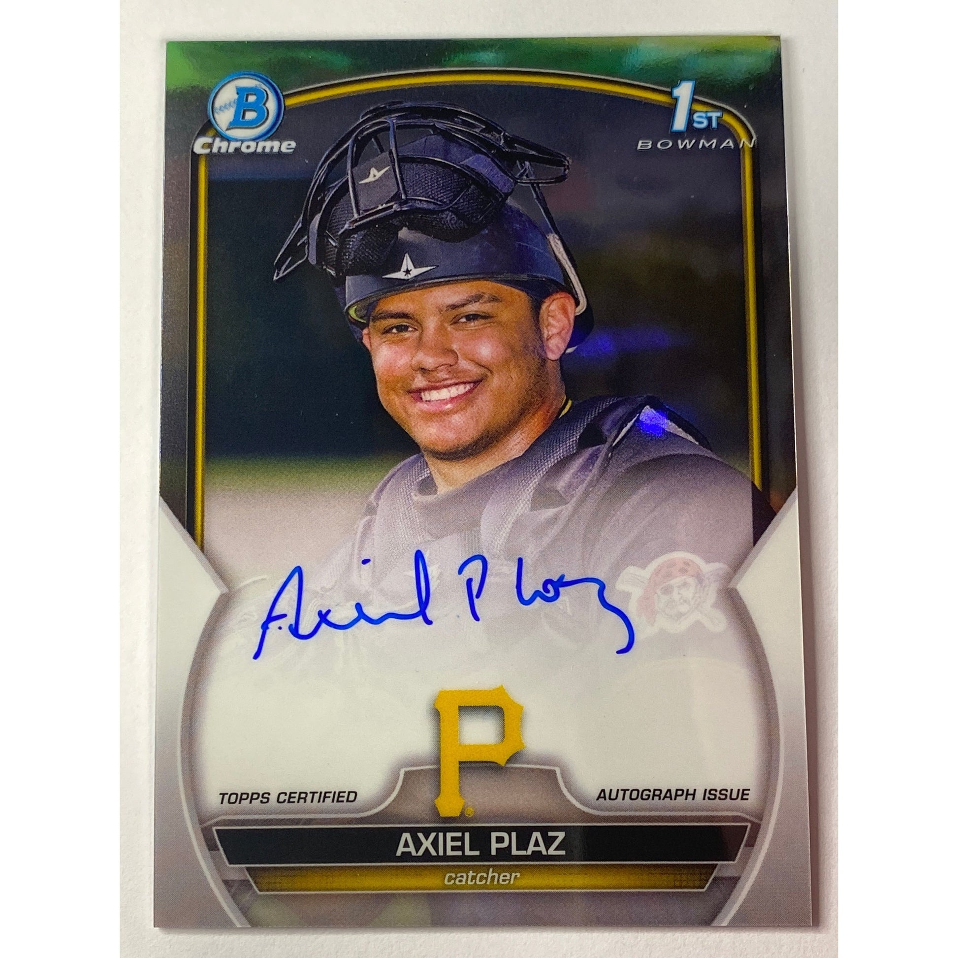 2023-24 Topps Bowman 1st Chrome Axiel Plaz Auto | Local Legends Cards & Collectibles