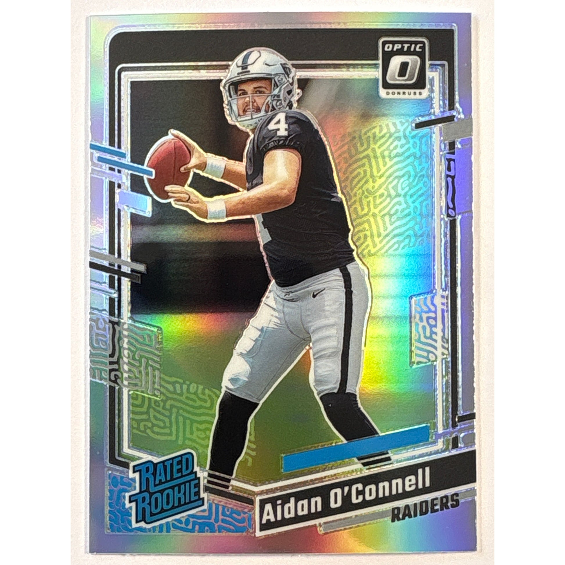 2023 Donruss Optic Aidan O’Connell Silver Holo Rated Rookie | Local Legends Cards & Collectibles