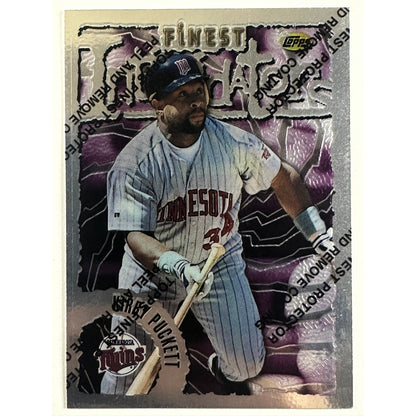 Topps Finest Kirby Puckett Finest Intimidators Unpeeled | Local Legends Cards & Collectibles