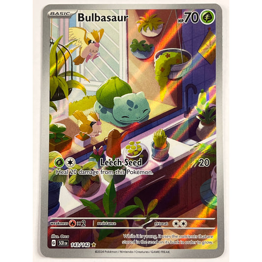 Bulbasaur Holo Illustration Rare 143/142