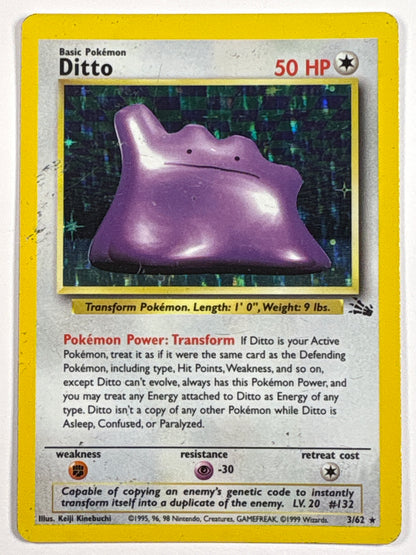 Ditto Holo Rare 3/62